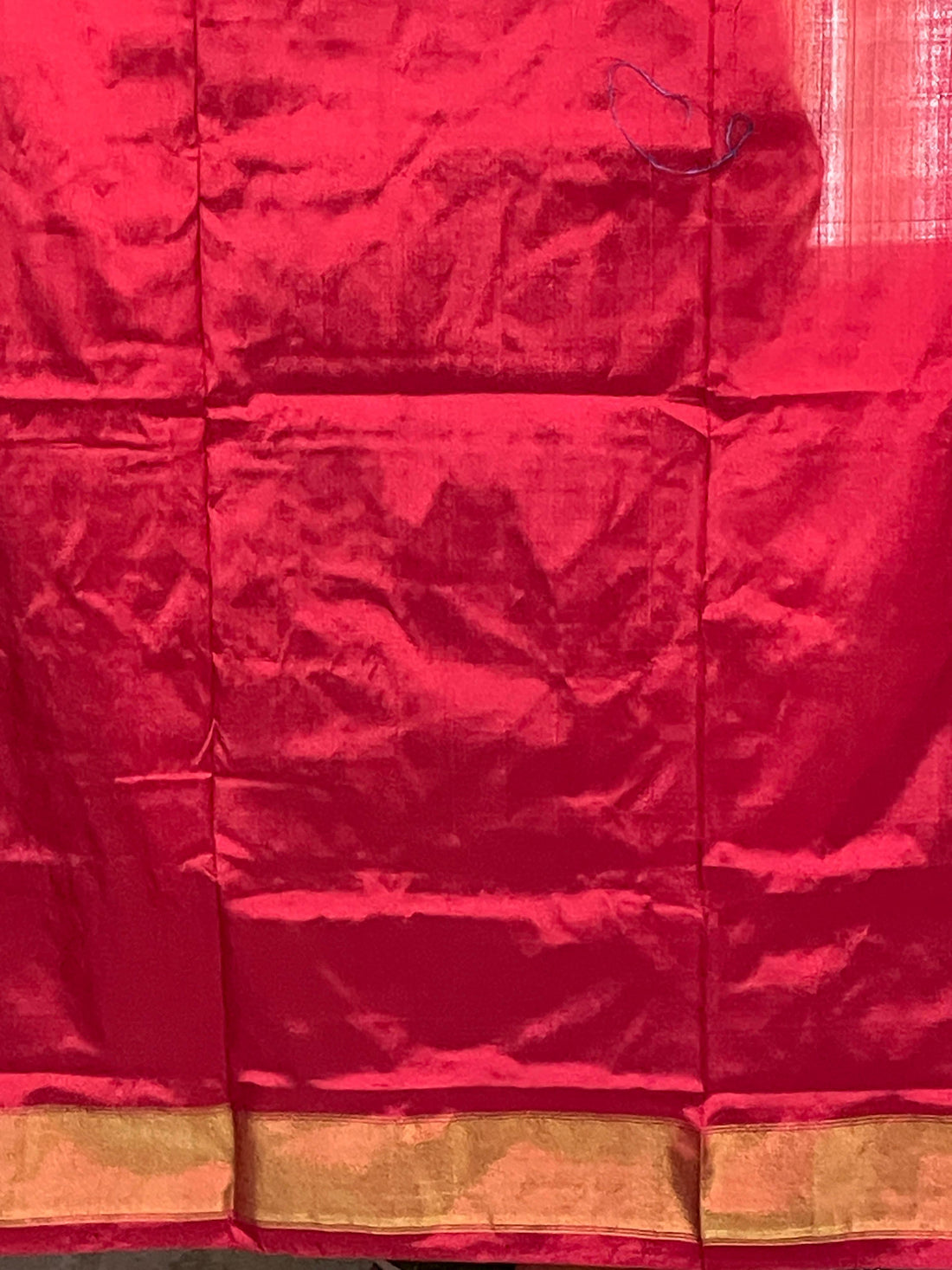 Pochampally Ikkat Silk Gray Red - pochampallysarees.com