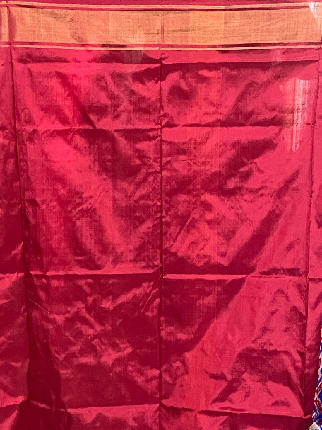 Pochampally Ikkat Silk Patola Red - pochampallysarees.com