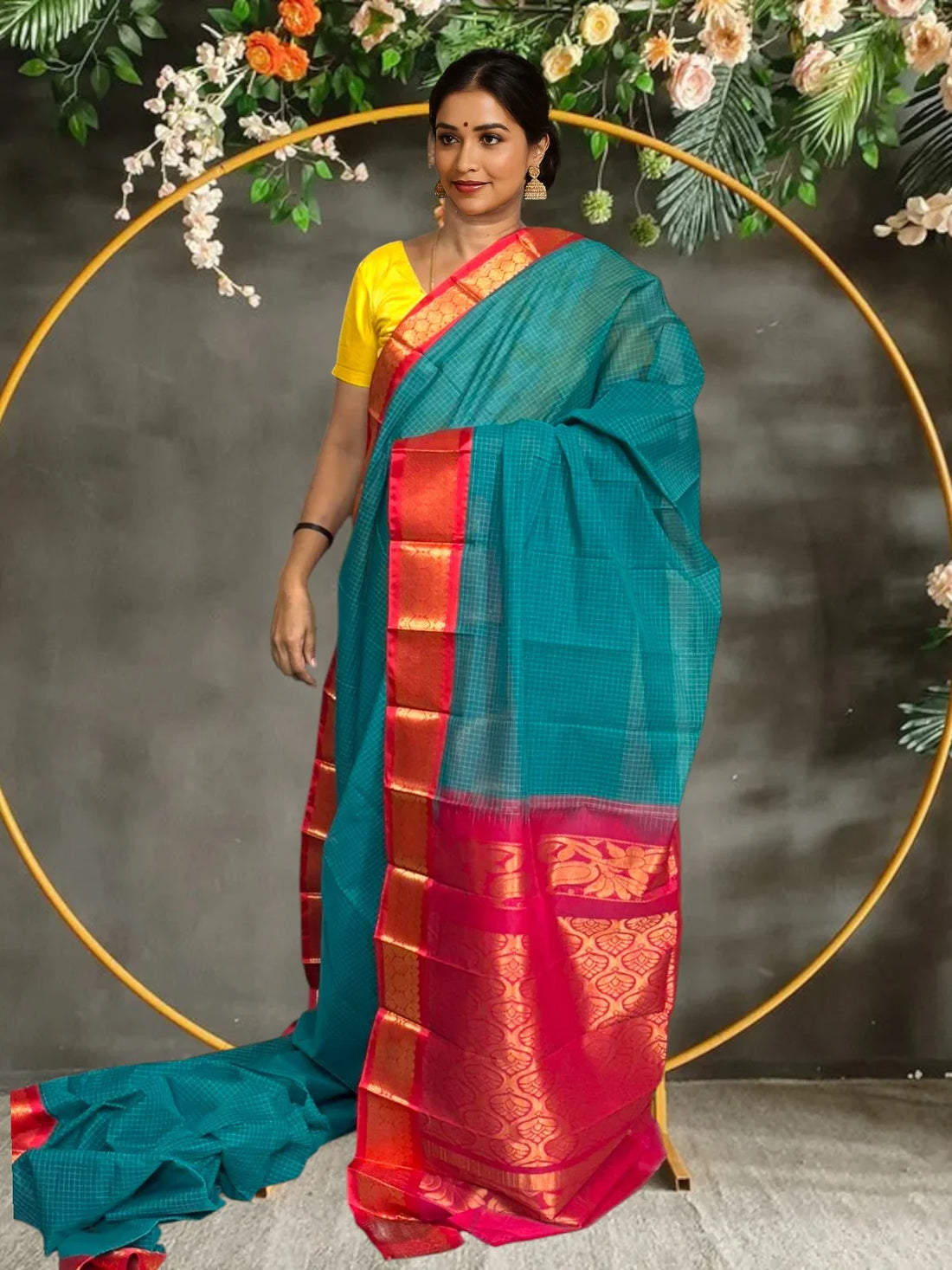 PURE GADWAL COTTON - A11 - pochampallysarees.com