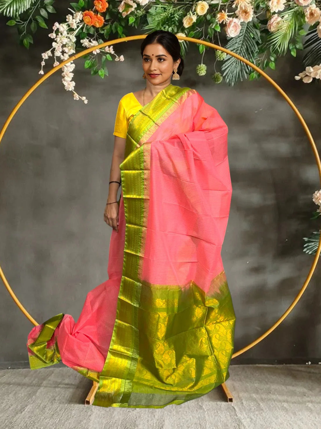 PURE GADWAL COTTON - A14 - pochampallysarees.com