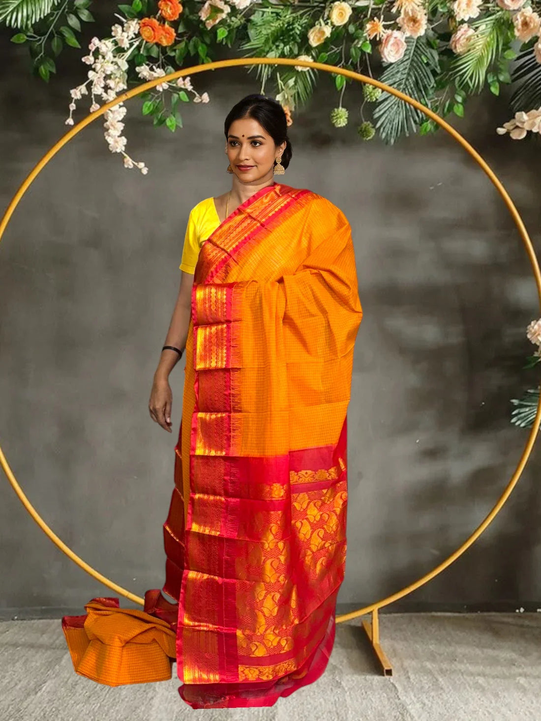 PURE GADWAL COTTON - A15 - pochampallysarees.com