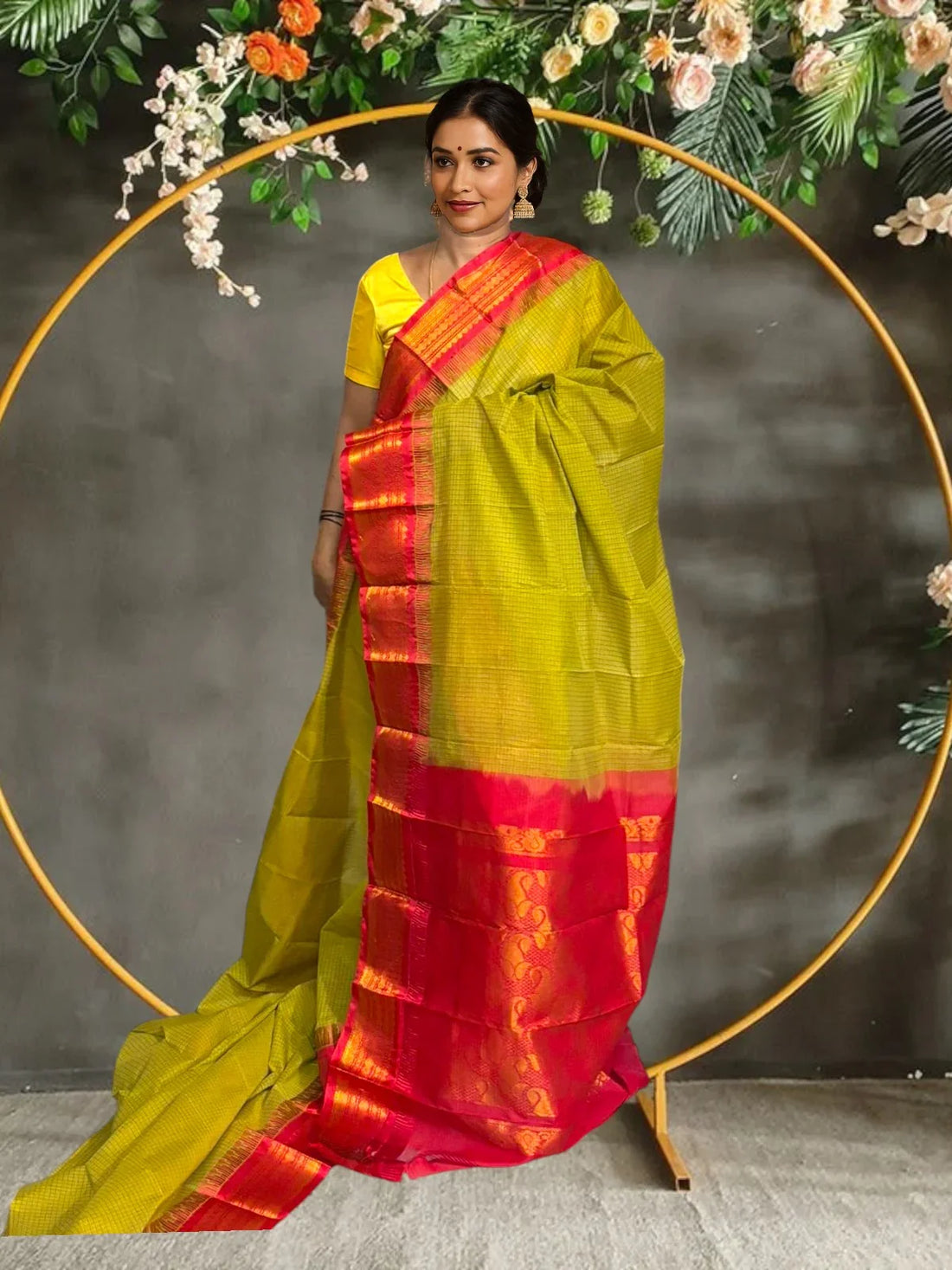 PURE GADWAL COTTON - A17 - pochampallysarees.com