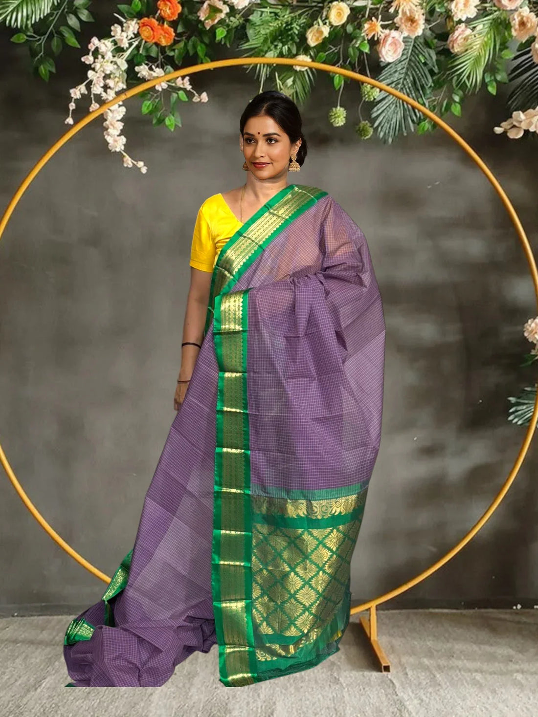 PURE GADWAL COTTON - A20 - pochampallysarees.com