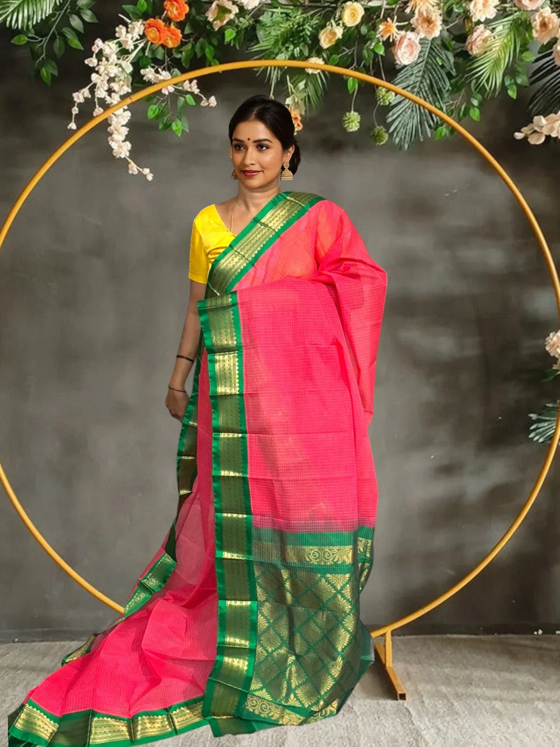 PURE GADWAL COTTON - A22 - pochampallysarees.com