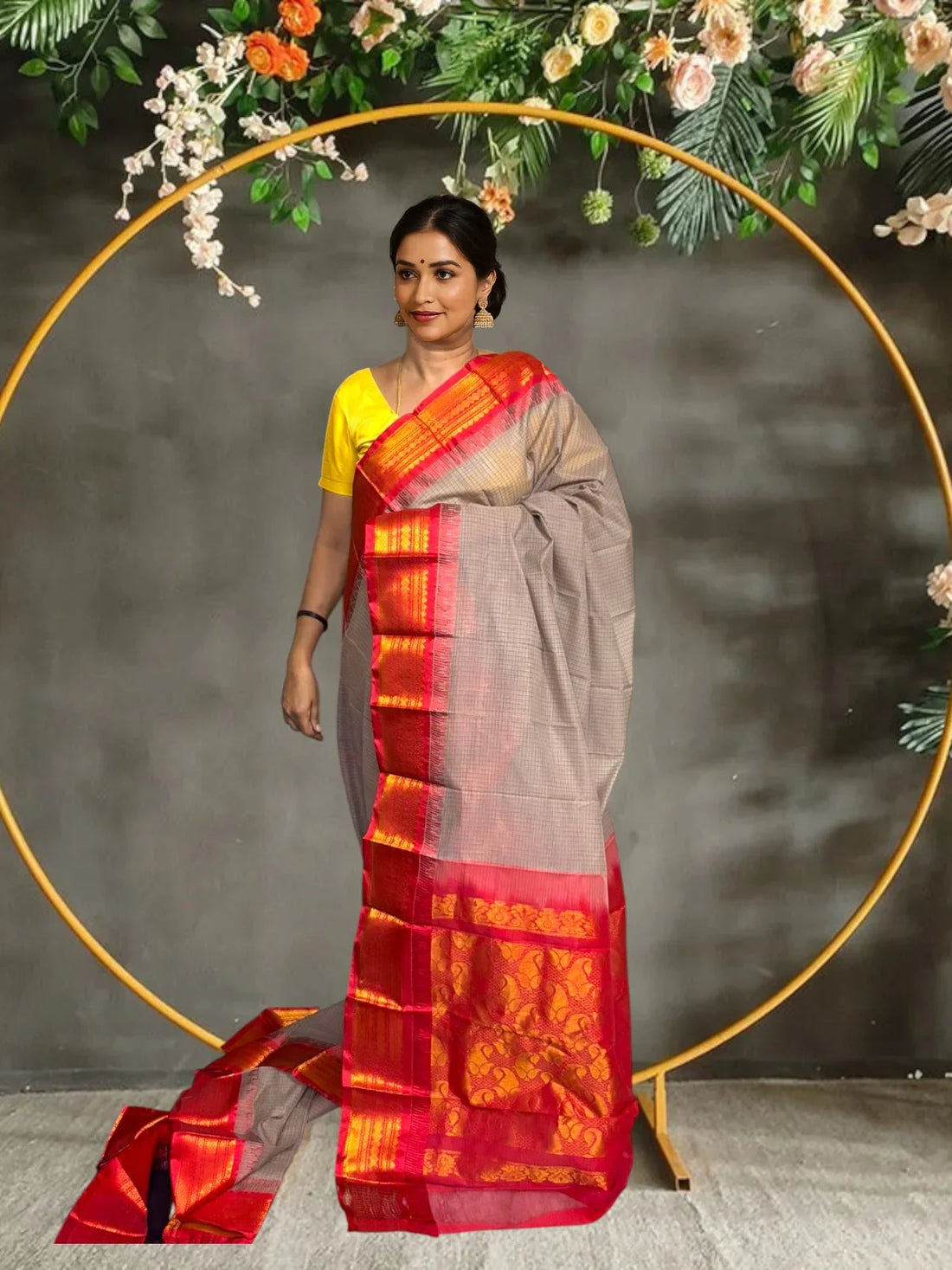 PURE GADWAL COTTON - A29 - pochampallysarees.com