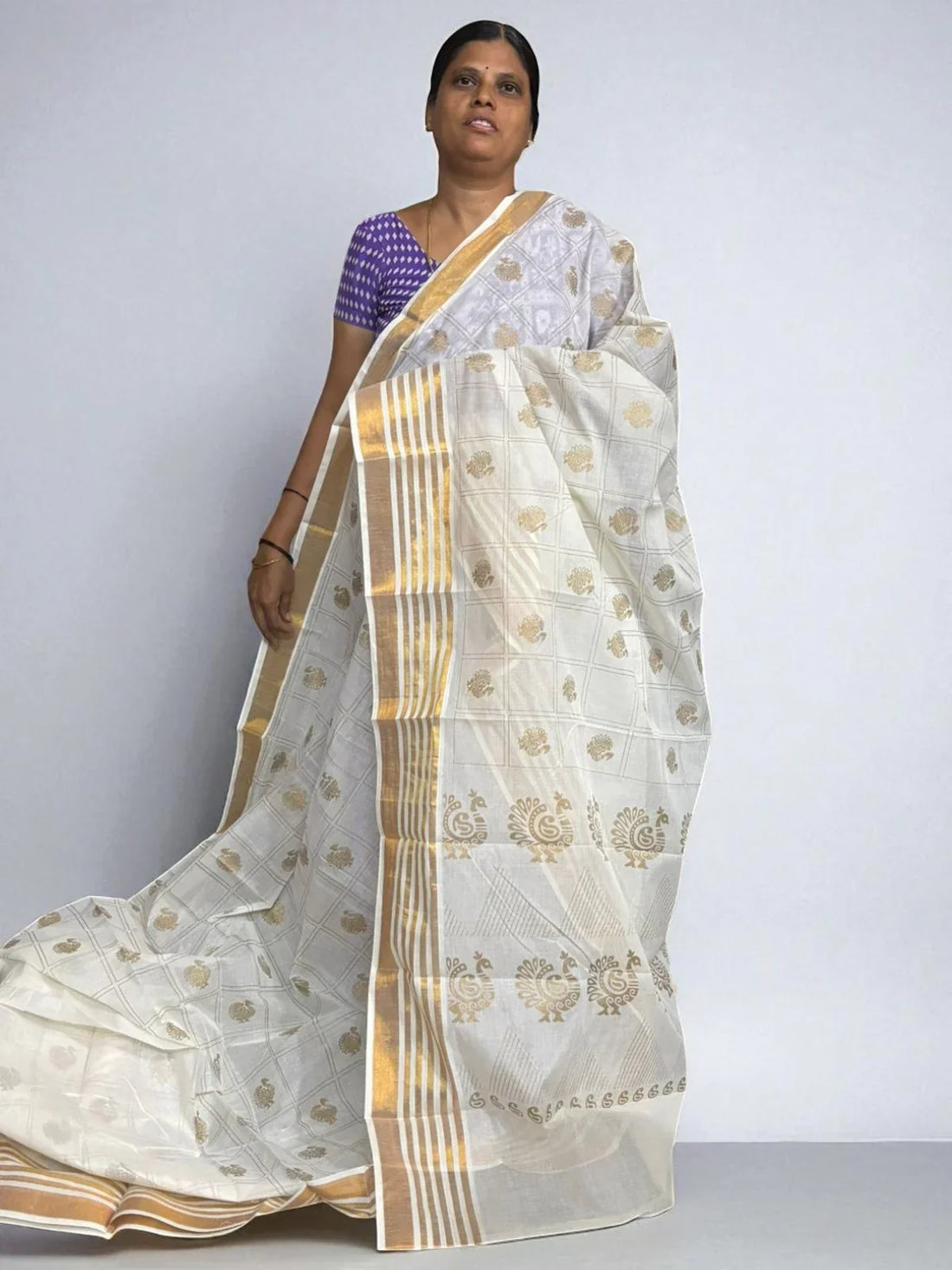 PURE MANGALAGIRI COTTON SAREE - pochampallysarees.com