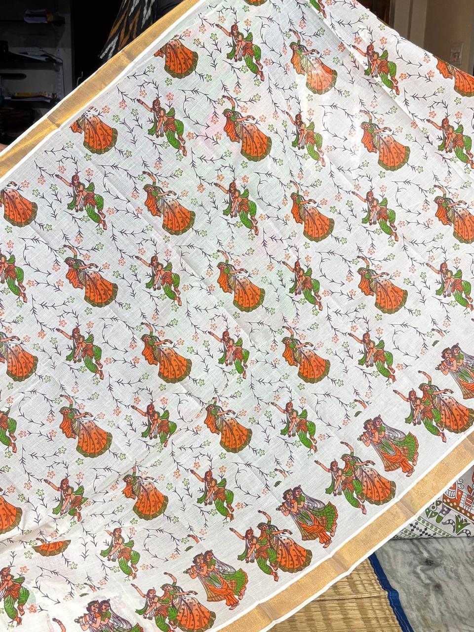 PURE MANGALAGIRI COTTON SAREE - pochampallysarees.com