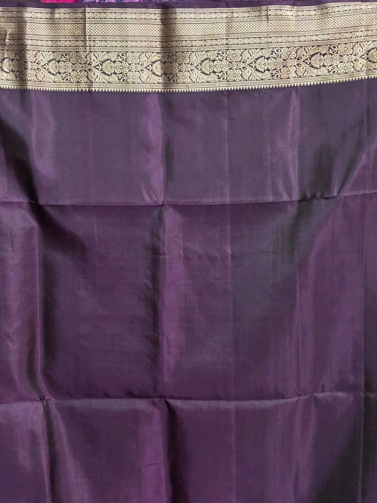 PURE SOFT SILK SAREE GREEN AND CHOCOLATE WITH ALLOVER ZARI WEAVES IN BORDER KANCHI STYLE - pochampallysarees.com