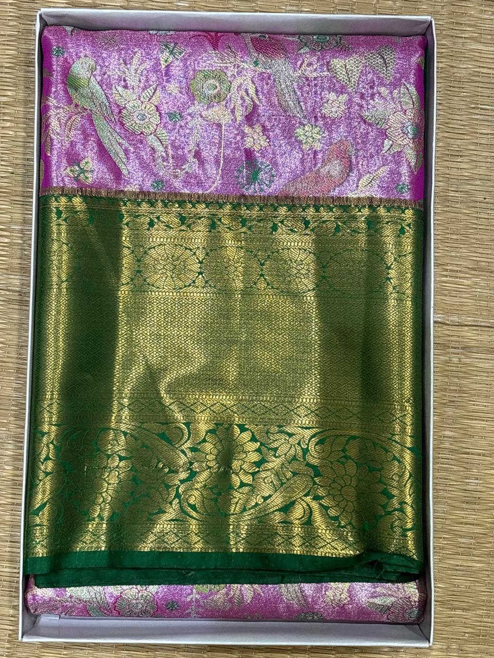Semi Kanchi Silk Saree - pochampallysarees.com