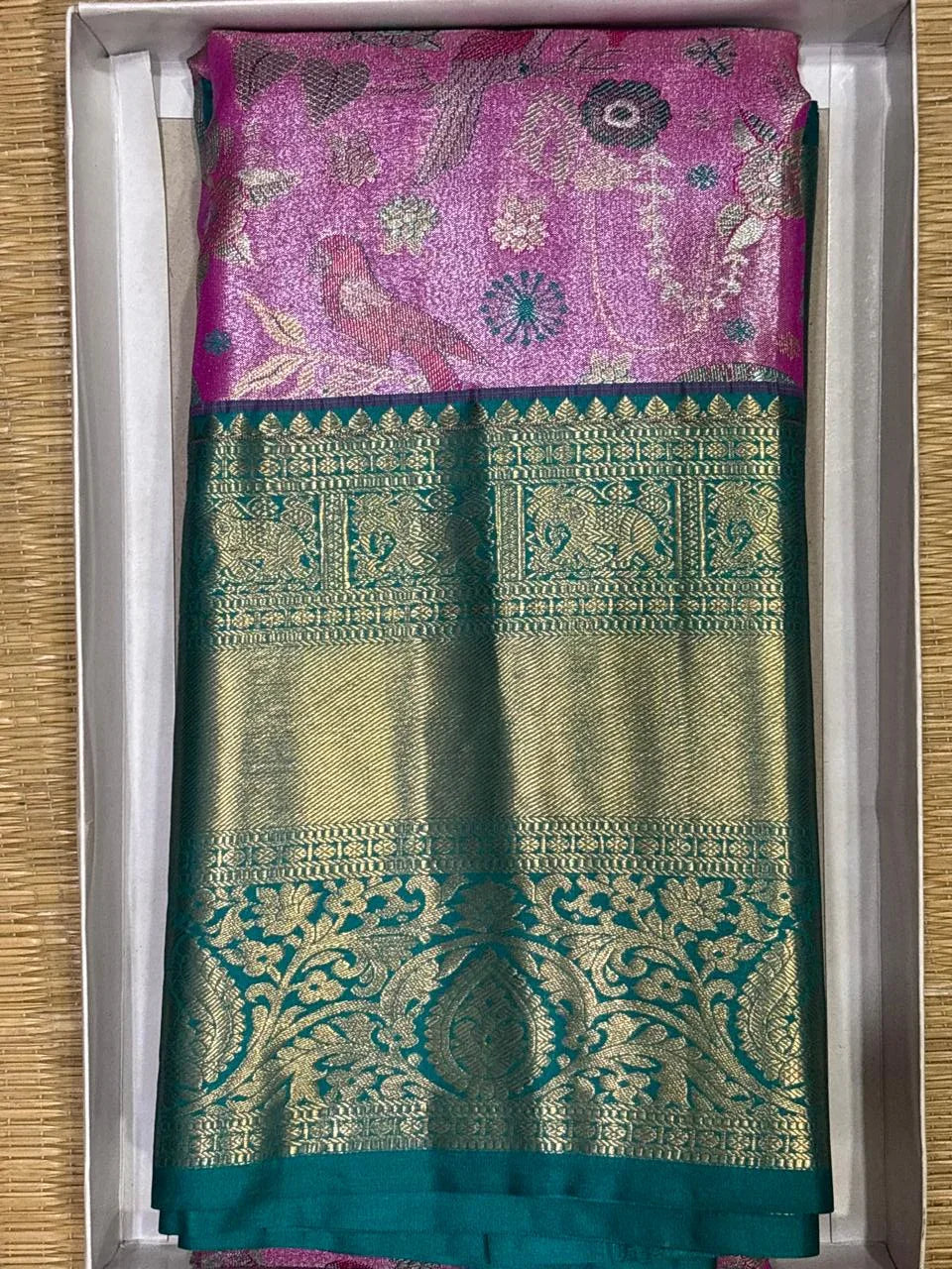 Semi Kanchi Silk Saree - pochampallysarees.com