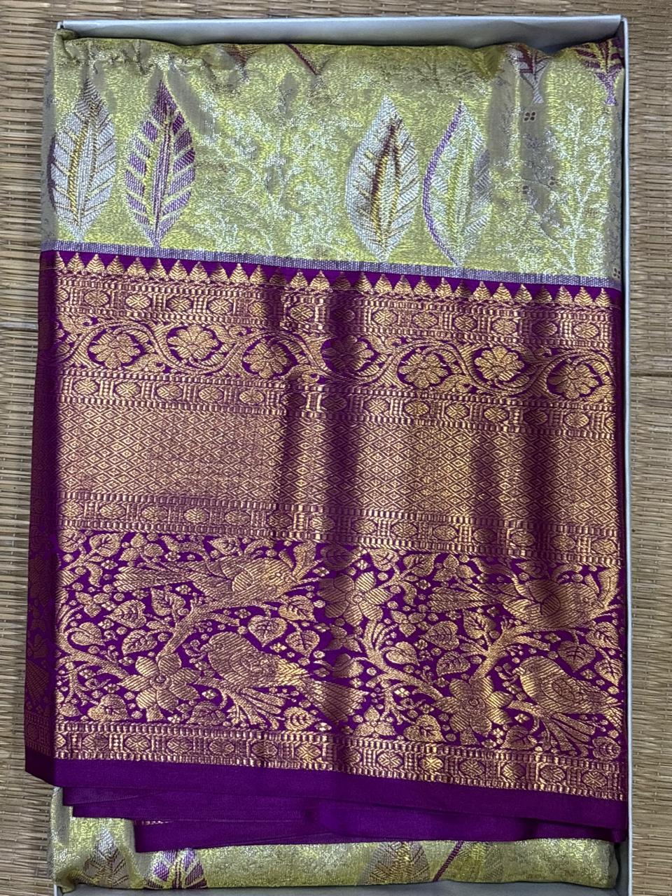 Semi Kanchi Silk Saree - pochampallysarees.com