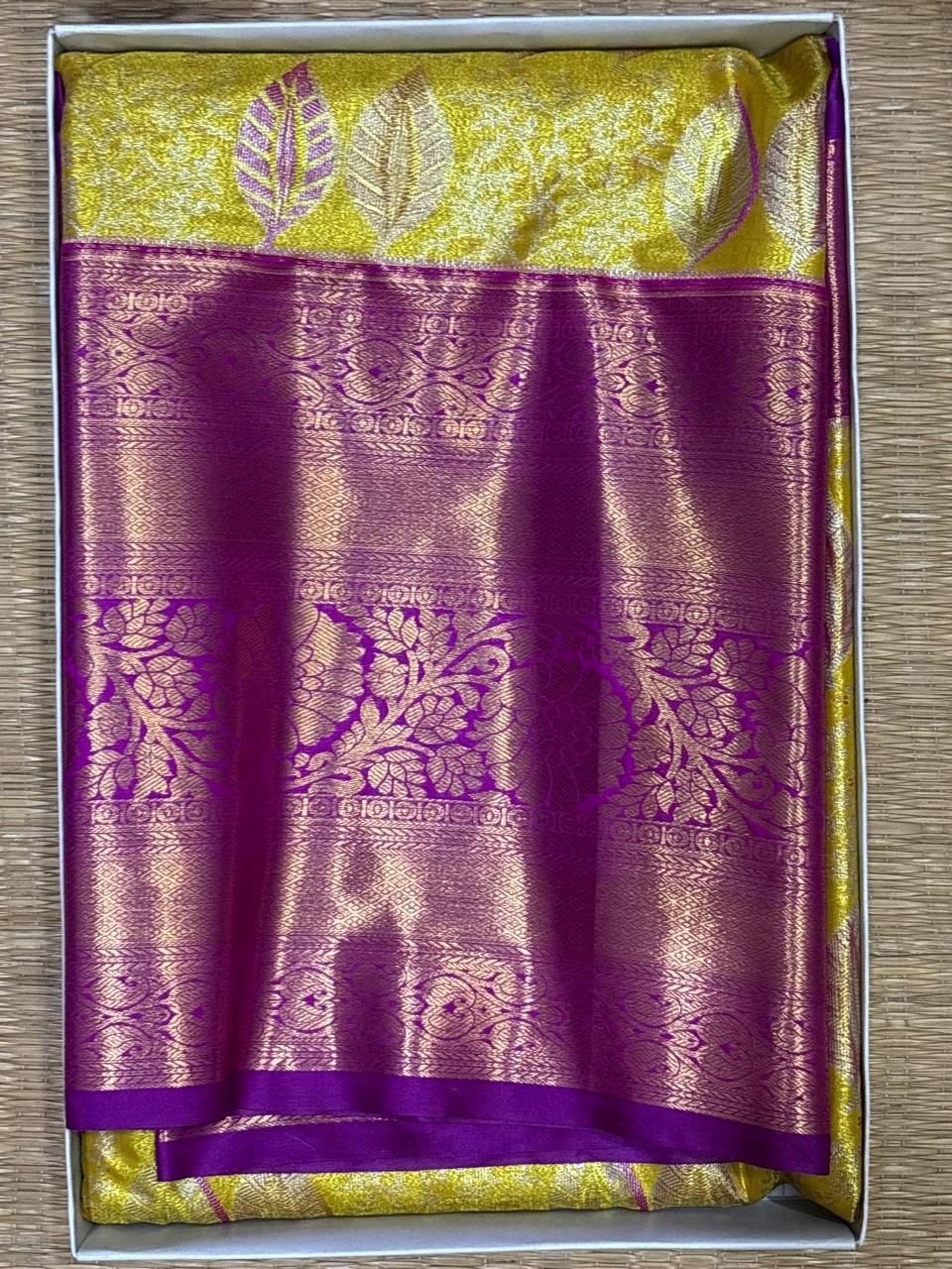 Semi Kanchi Silk Saree - pochampallysarees.com