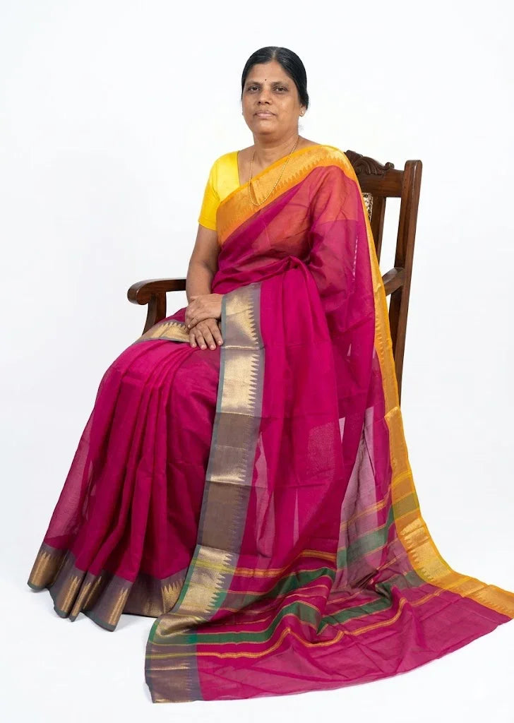 NARAYANPET COTTON Sari - pochampallysarees.com