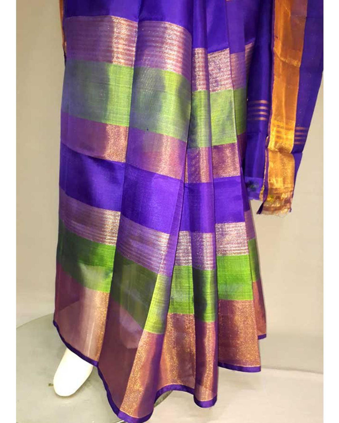UPPADA SILK MULTI COLOR SAREE - pochampallysarees.com