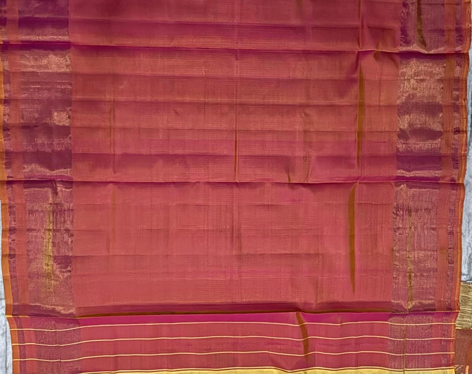 Handloom Ikat Real Patola Silk Saree – Classic Blue & Maroon - pochampallysarees.com