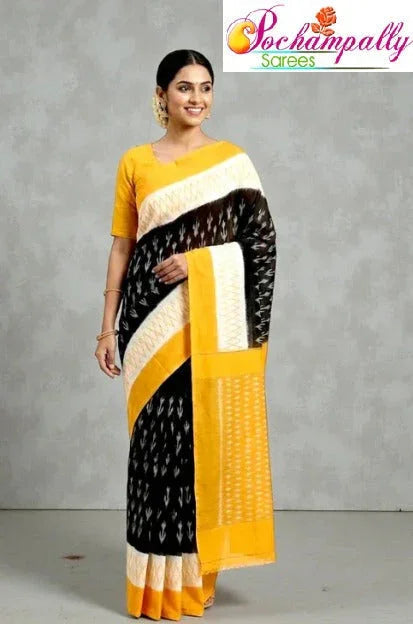 Ring in the New Year with the Vibrant Colours of Pochampally Ikkat Cotton Sarees - pochampallysarees.com