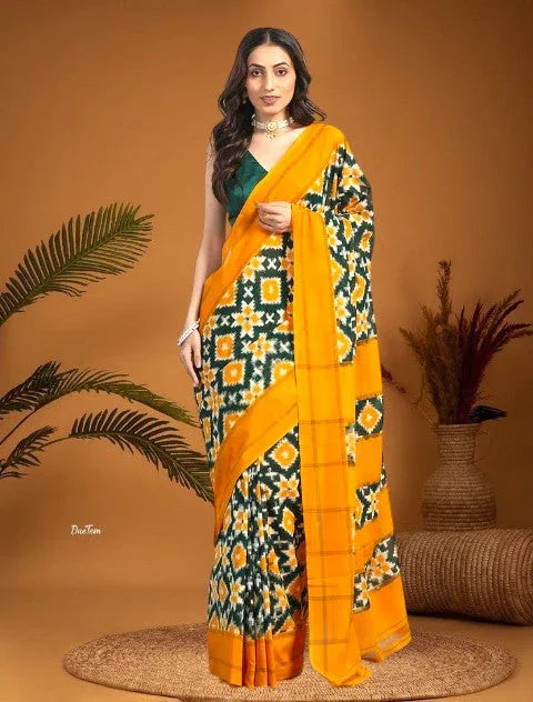 From Loom to Luxury – The Legacy of Pochampally Ikat Cotton Sarees - pochampallysarees.com