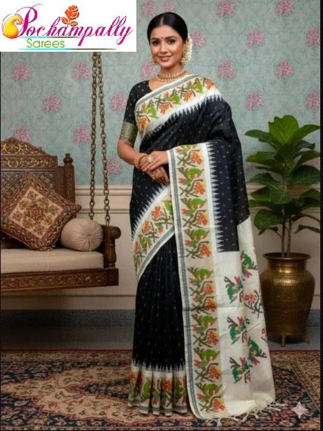 Pochampally-Ikkat-Silk-Saree-Pochampallysarees.com