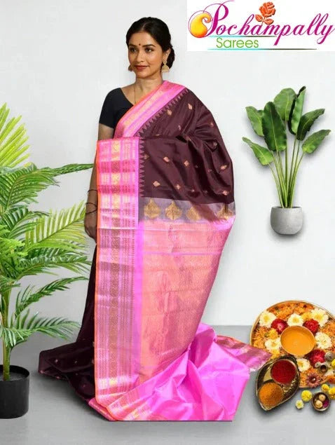 Pure-Gadwal-Silk-Sarees-Pochampallysarees.com