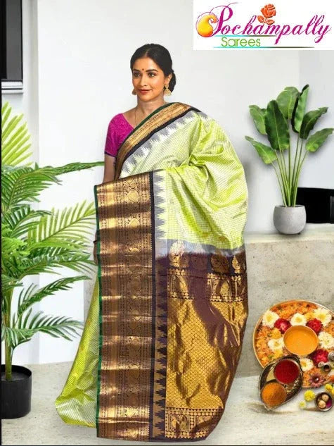 THE PRIDE OF INDIAN HANDLOOM: EMBRACING PURE GADWAL SILK SAREES - pochampallysarees.com