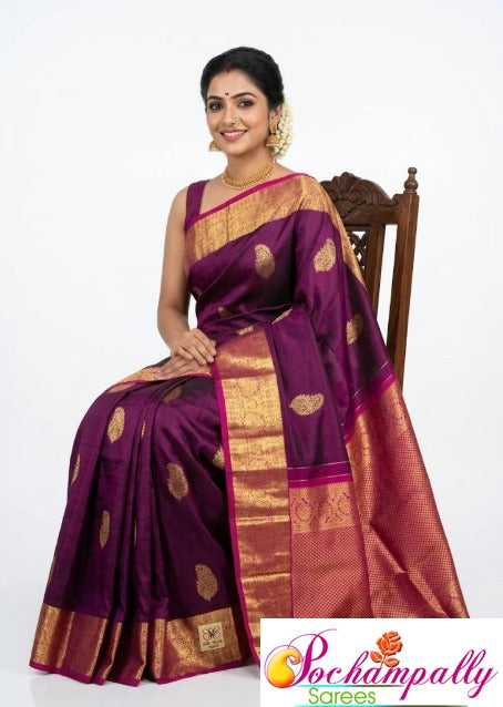 Pure-Kanchipuram-Silk-Sarees-Online-pochampallysarees.com