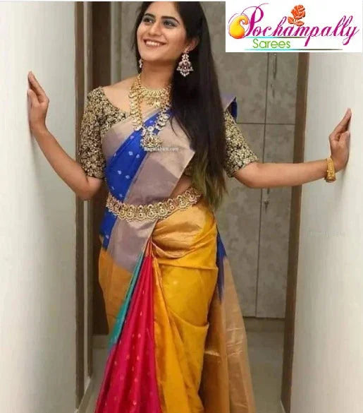 Grace and Grandeur: Discover the Uppada Pattu Sarees World - pochampallysarees.com
