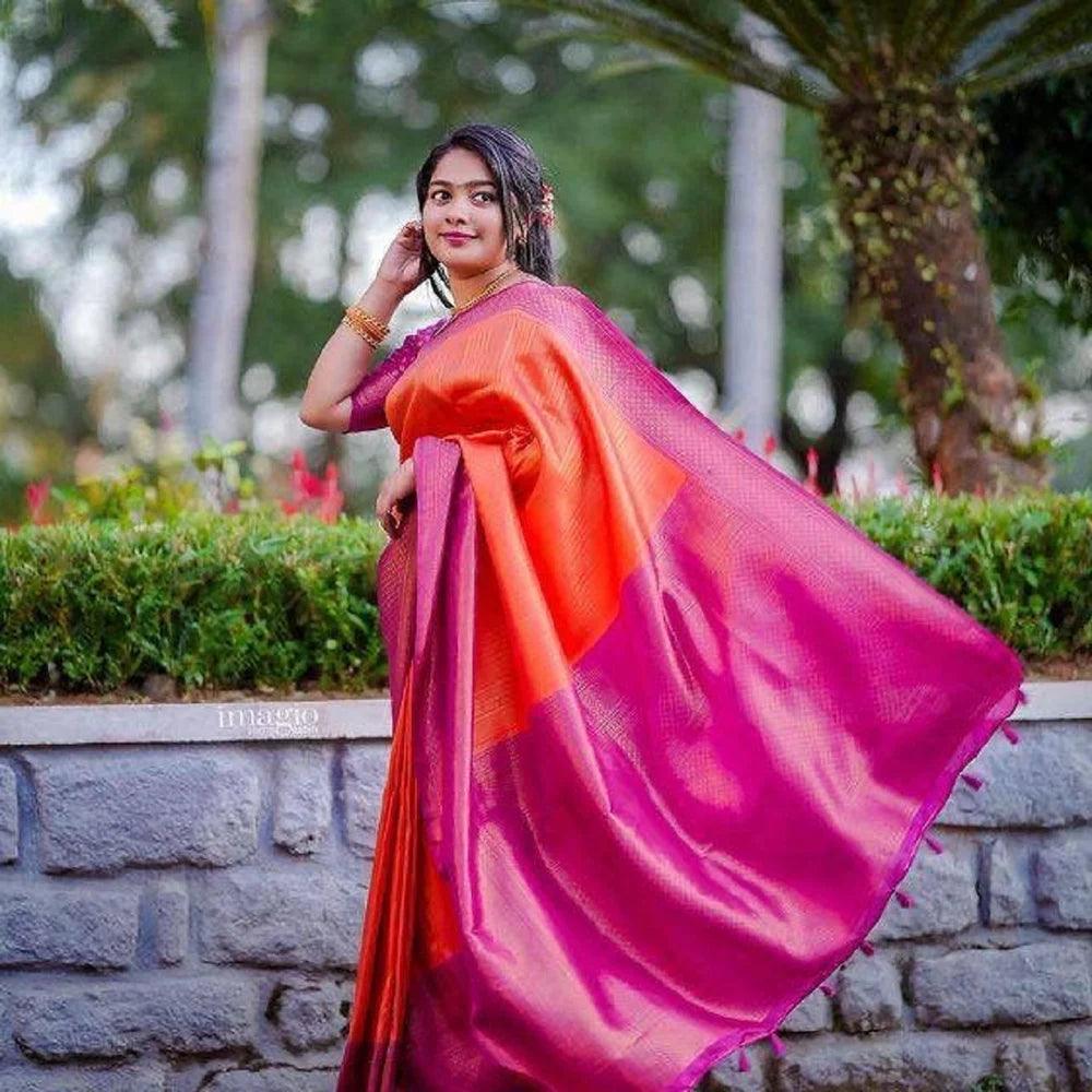 Why Kanchi Silk Sarees Reign Supreme Among South Indian Women - pochampallysarees.com