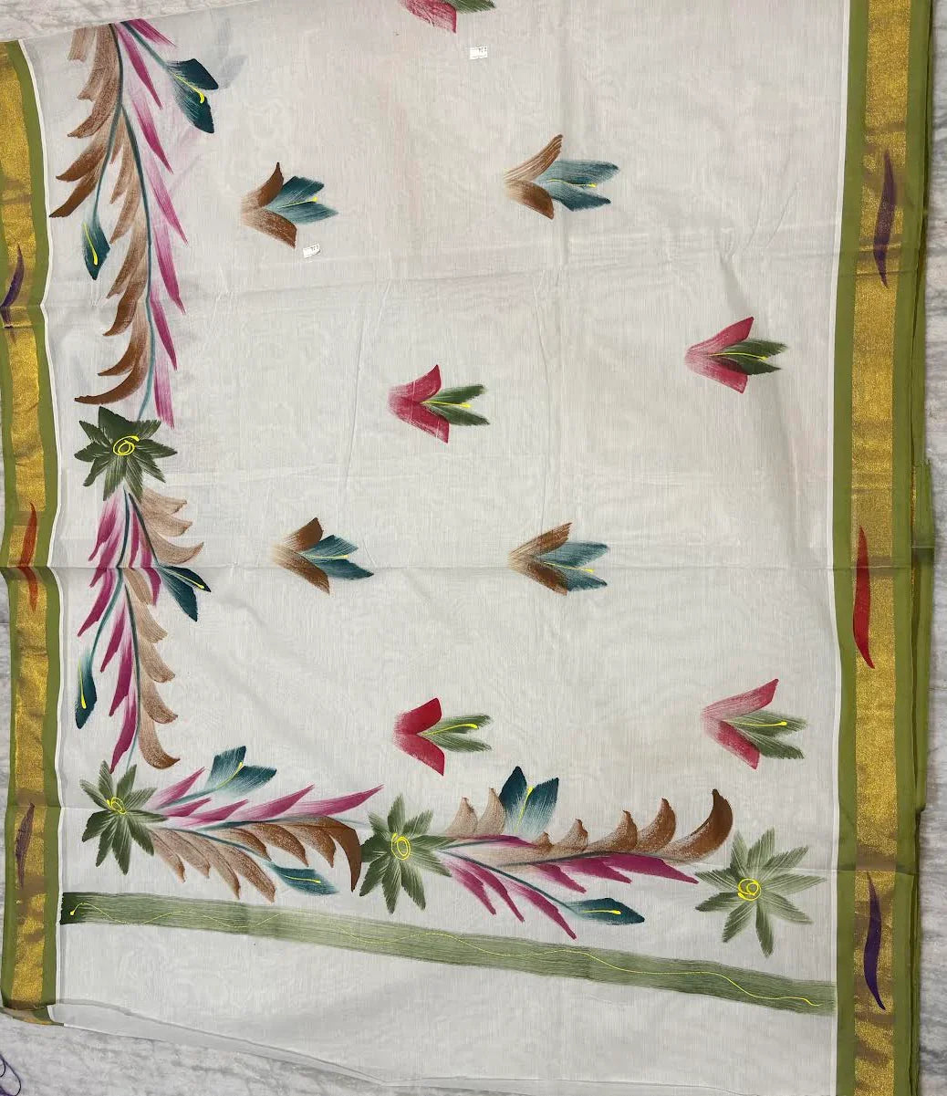 Mangalagiri Cotton Sarees Online – Authentic Handloom Elegance - pochampallysarees.com