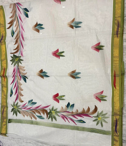 Mangalagiri Cotton Sarees Online – Authentic Handloom Elegance - pochampallysarees.com