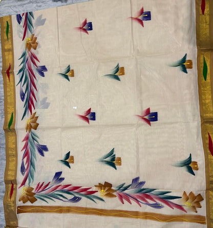 Mangalagiri Cotton Sarees Online – Authentic Handloom Elegance - pochampallysarees.com
