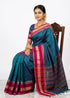 NARAYANPET SAREE RAMA GREEN COLOR - pochampallysarees.com