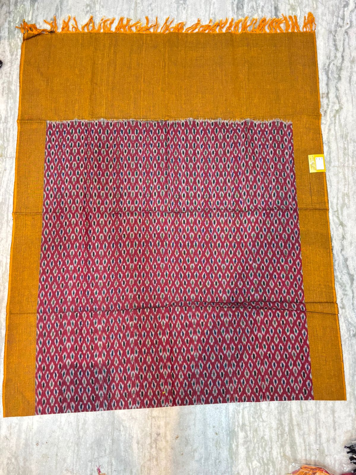 DOUBLE IKAT POCHAMPALLY BLACK WITH BROWN COLOR SUITE -C44