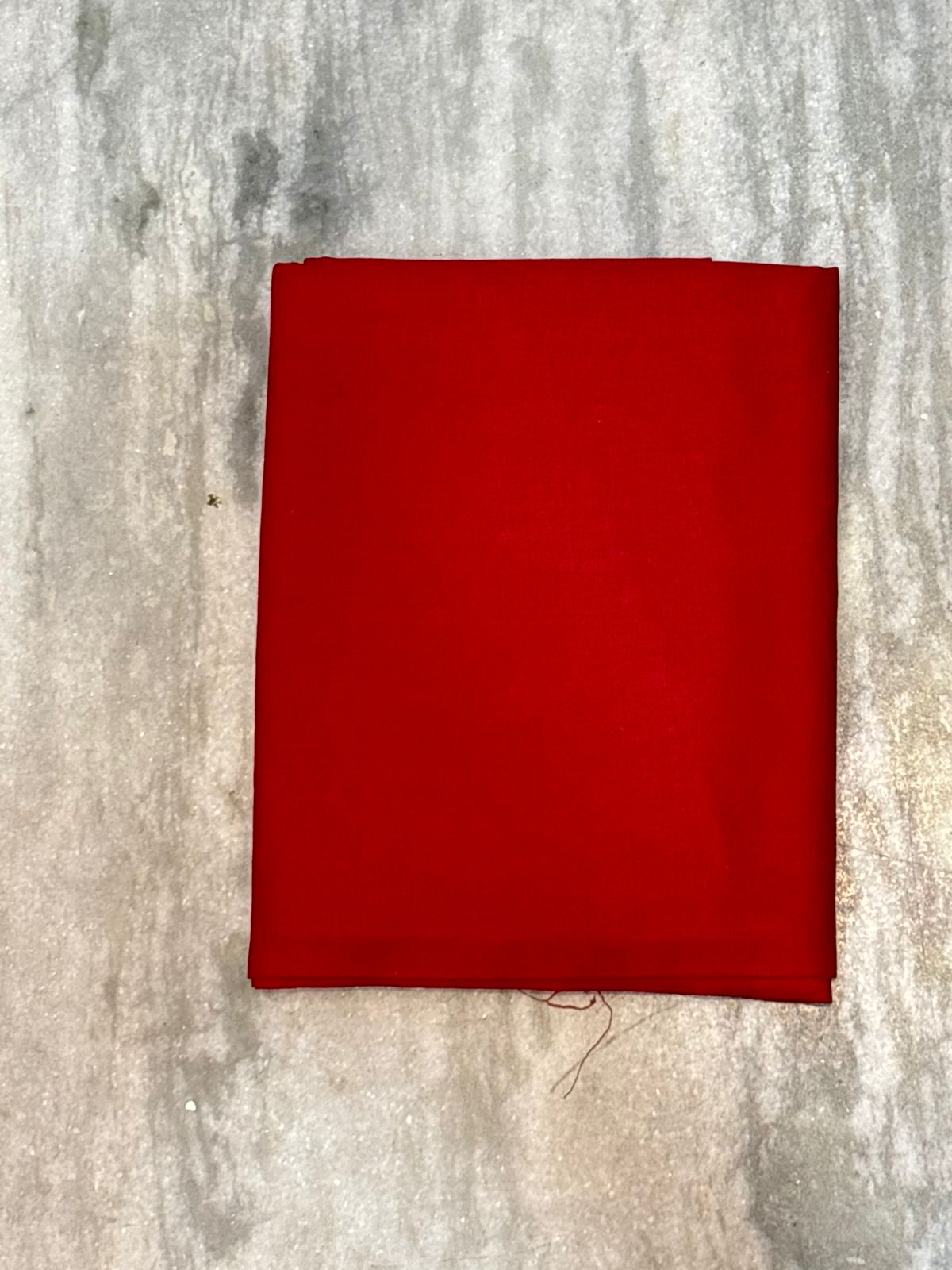 POCHAMPALLY IKKAT COTTON BLUE WITH RED COLOR SUITE - C36