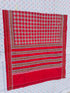 Red Patola Saree with Geometric Weave | Traditional Indian Wear - pochampallysarees.com