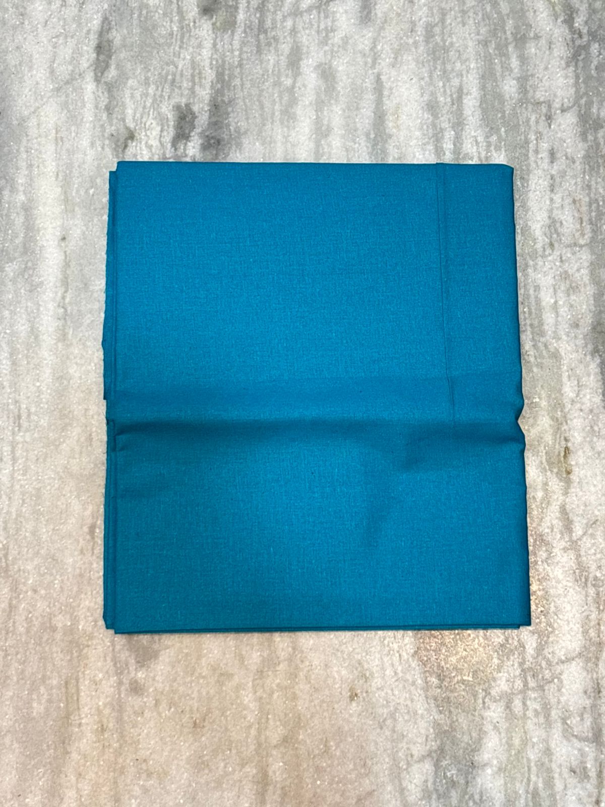 POCHAMPALLY DOUBLE IKKAT BLACK WITH ANAND BLUE COLOR DRESS MATERIAL - C41