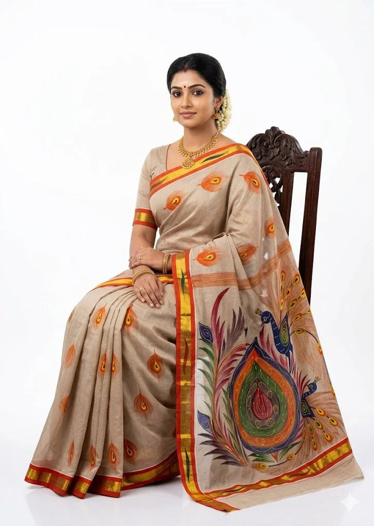 Mangalagiri Cotton Sarees Online – Authentic Handloom Elegance - pochampallysarees.com