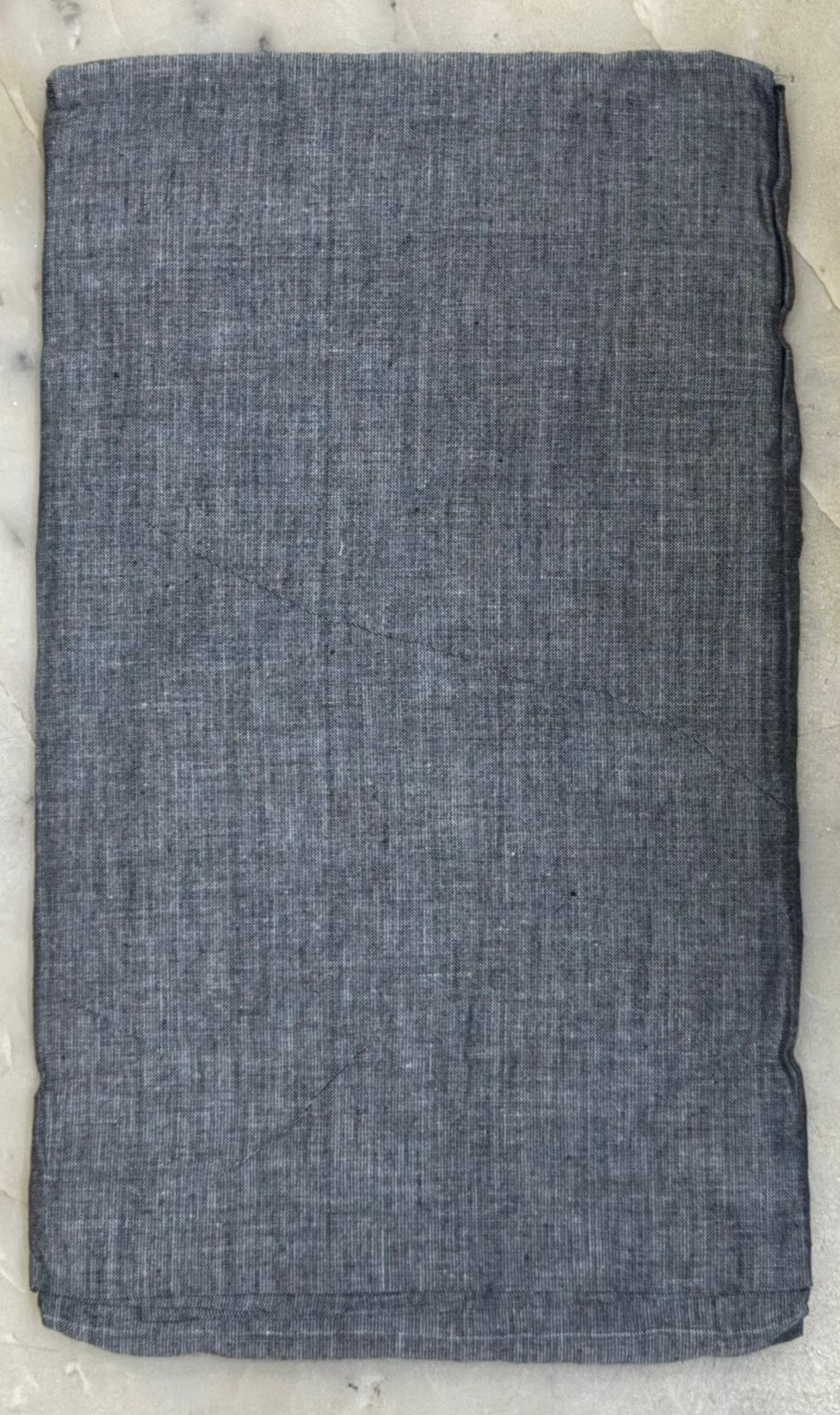Premium Dark Green &amp; Grey Ikat Cotton Unstitched Suit Material