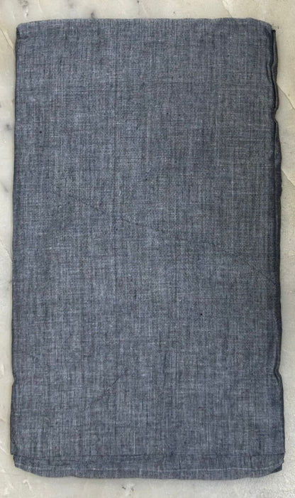 Premium Dark Green &amp; Grey Ikat Cotton Unstitched Suit Material