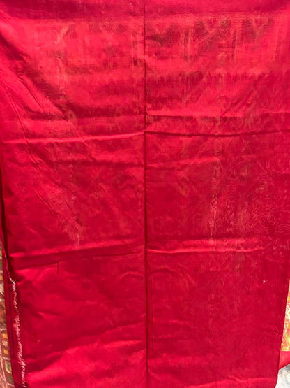 Handicraft Pure Soft Cotton Pochampally Ikkat Hand Print Women&