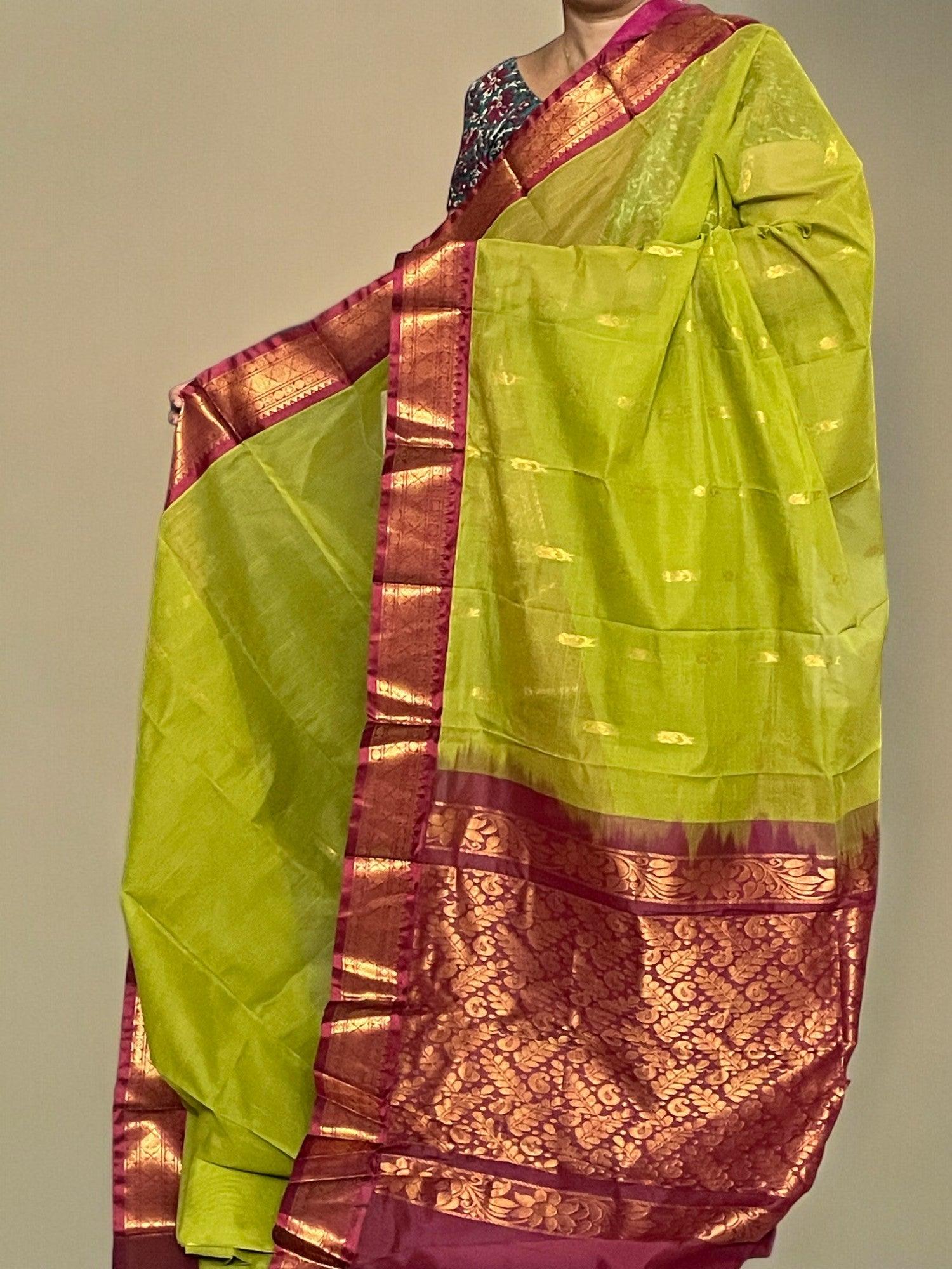 Gadwal Cotton Saree - pochampallysarees.com