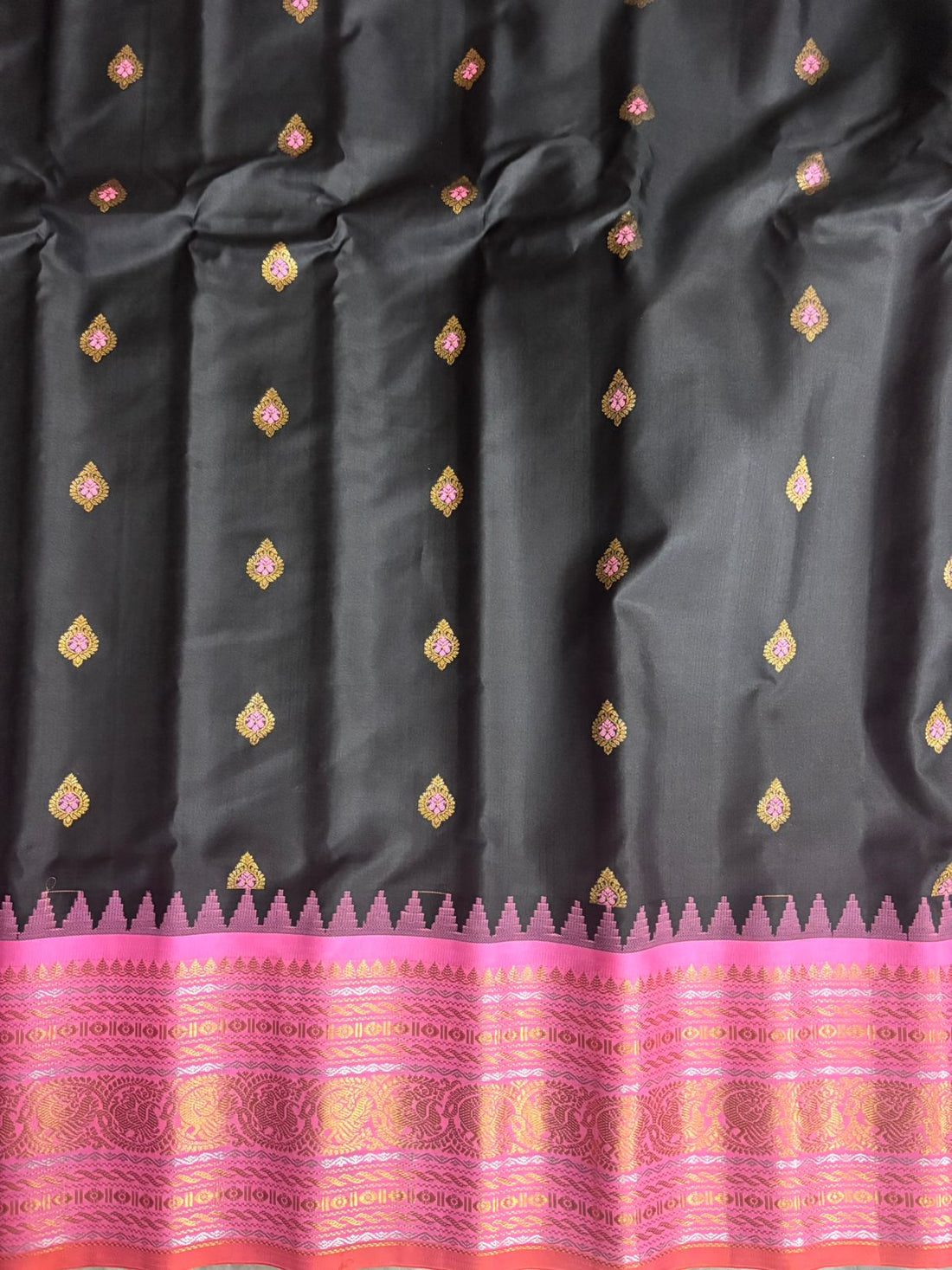 GADWAL SILK SARI BLACK
