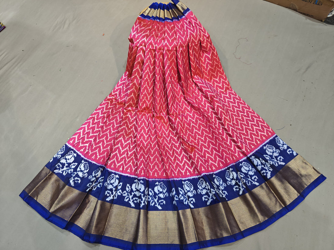 Pochampally Ikkat Silk Lehenga