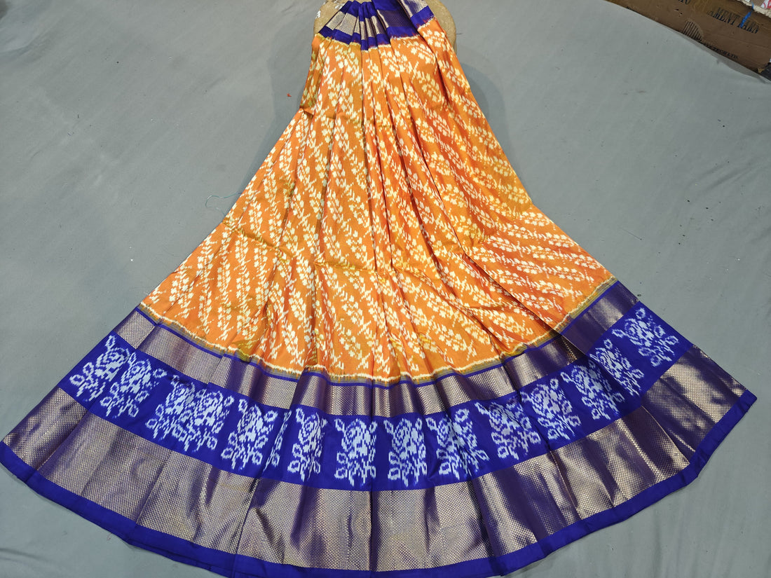 Pochampally Ikkat Silk Lehenga