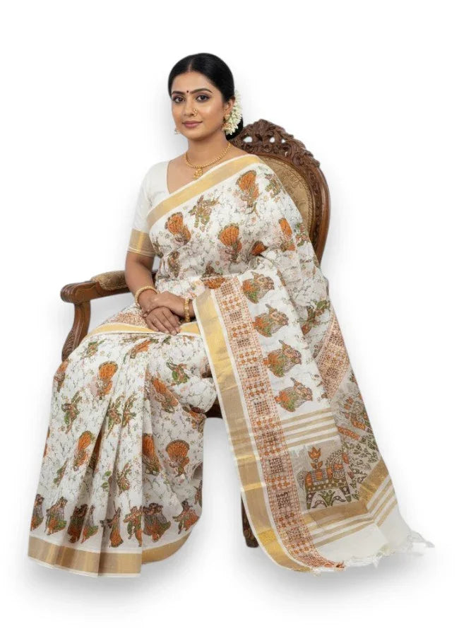 Mangalagiri Cotton Sarees Online – Authentic Handloom Elegance - pochampallysarees.com