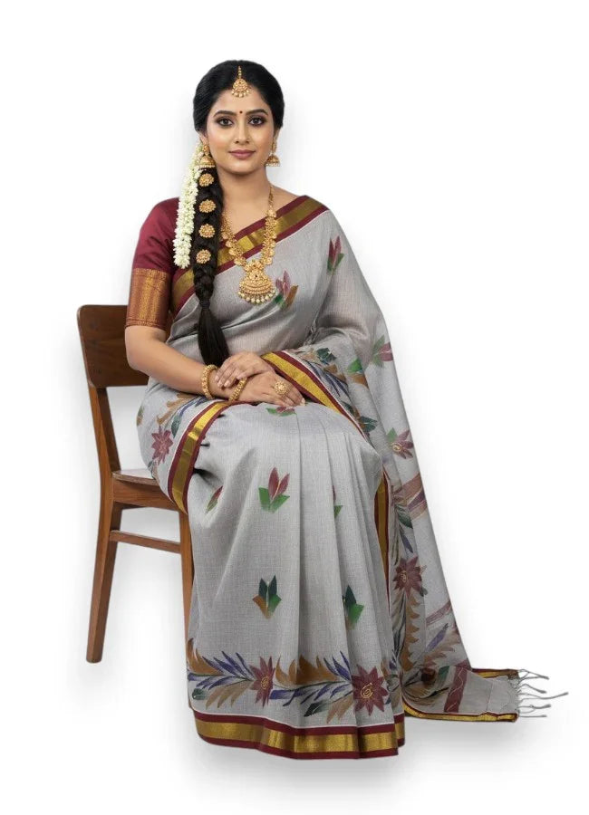 Mangalagiri Cotton Sarees Online – Authentic Handloom Elegance - pochampallysarees.com