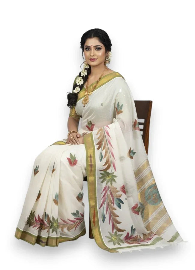 Mangalagiri Cotton Sarees Online – Authentic Handloom Elegance - pochampallysarees.com