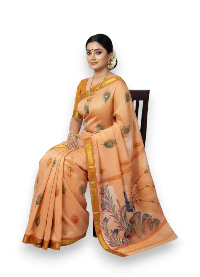 Mangalagiri Cotton Sarees Online – Authentic Handloom Elegance - pochampallysarees.com
