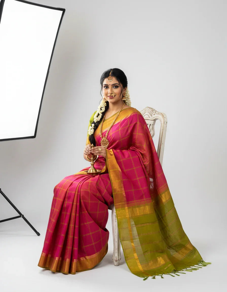 Mangalagiri Cotton Sarees Online – Authentic Handloom Elegance
