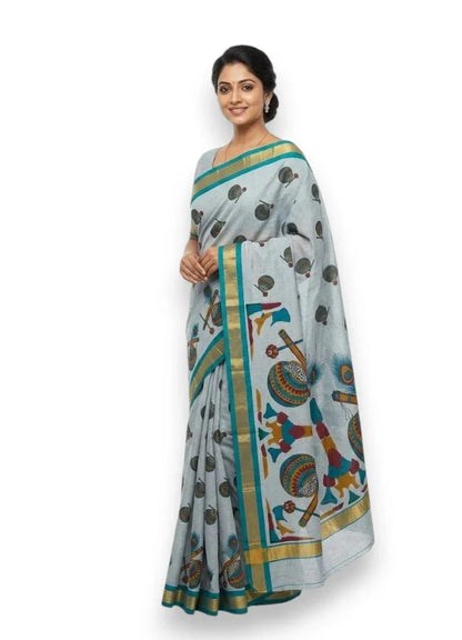 Mangalagiri Cotton Sarees Online – Authentic Handloom Elegance - pochampallysarees.com