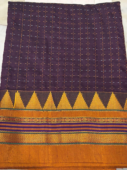 MANGALAGIRI COTTON SAREE RUNNING BLOUSE - pochampallysarees.com